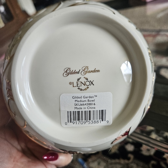 Lenox Gilded Garden bowl - Picture 2 of 3
